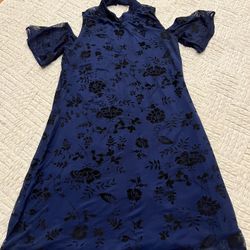 $8 Small Blue And Black Glory Floral Dress for Sale in Lemon Grove, CA -  OfferUp