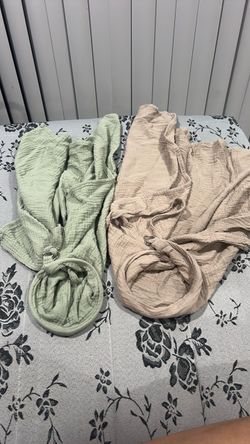 2 Nursing Breastfeeding Covers -sage & beige