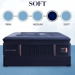 Brand New Mattress King Size Stearns End Foster Reserve 17 Soft Euro Pillow Top 