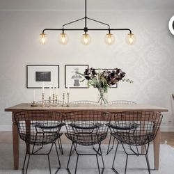 Modern Chandelier 5 Bulb