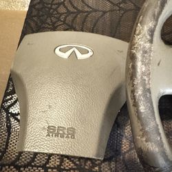 Steering wheel and airbag