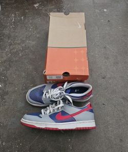 Nike Dunk Low Pro B Hyper Blue Samba Silver...Size 9.5
