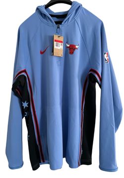Chicago Bulls CITY EDITION NIKE HQ6158-448 1/4 Zip Hoodie - Men’s Large
