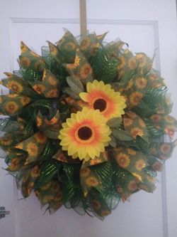 Sunflower Wreath