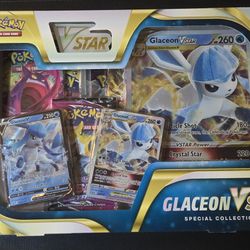 Glaceon Vstar Special Collection Box With Evolving Skies 