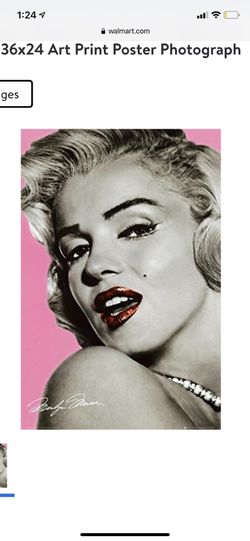 Marilyn Monroe Lips Poster 18”x24”