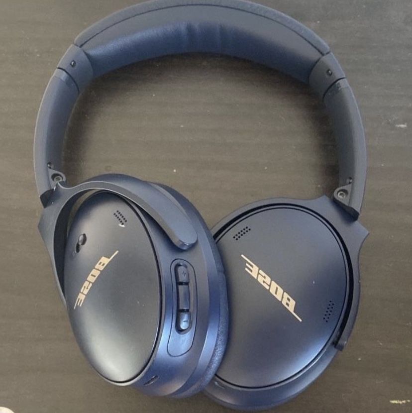 Bose Blue Headphones Quiet Comfort 45