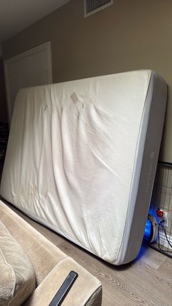 Queen Bed and mattress from Mathis Bros