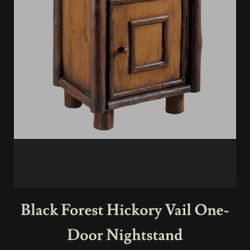 Black Forest Hickory Vail One Door Night stand