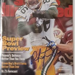 Antonio Freeman Signed Autographed JSA COA Sports Illustrated Geeen Bay Packers