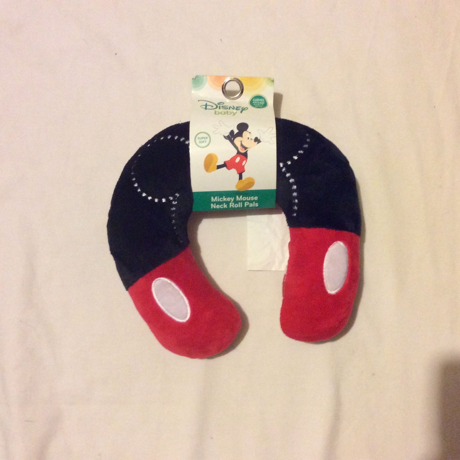 Mickey Mouse Neck Roll Pillow