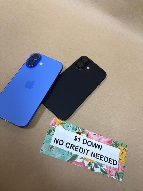 Apple IPhone 16 5G - Only $1 Today Pay The Rest Later!