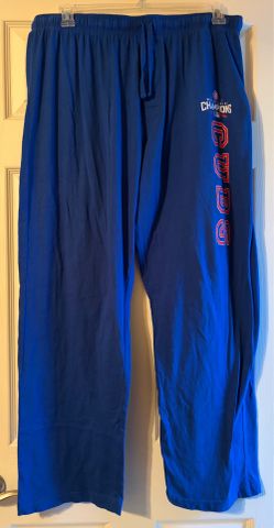 XL men’s pj pants Chicago cubs World Series