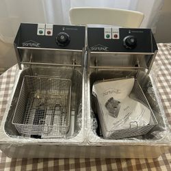 Brand new commercial double deep fryer for $90