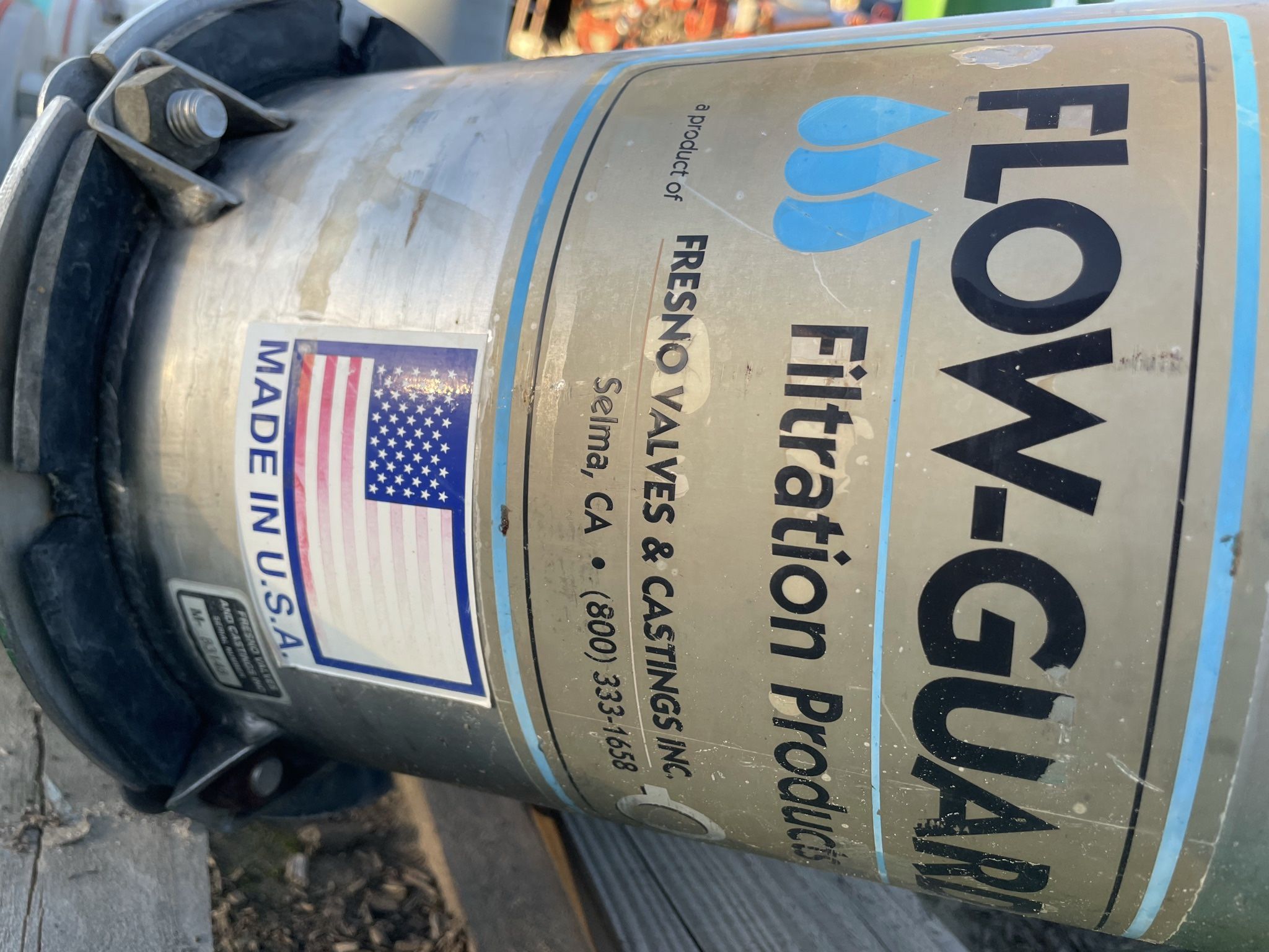Fresno Valves/flow Guard Inline Irrigation Filter And Sand Separator