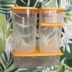 Brand New Tupperware: Fresh N Cool Set (Orange)