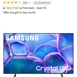 Samsung 55 Inch Smart TV
