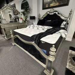 4 PC KING BEDROOM SET 