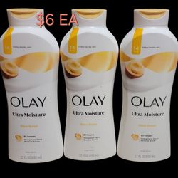 OLAY BODY WASH SHEA BUTTER $6EA