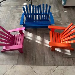 Children’s Wood Chair Set 