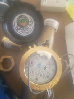 Water meter certificate of weights and inspection brand new orange county certification us gallons NSF brand new great condition