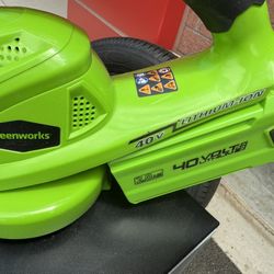 Greenworks 40V Cordless Tool – w/ 2.0Ah Battery (Lithium-Ion)