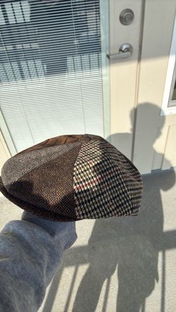 Patchwork Tweed Flat Cap