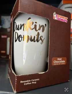 Dunkin Donuts Hot chocolate Candle Mug