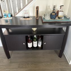 Console Table With Wine Storage