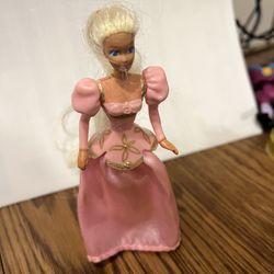 1996 Mcdonald’s Happy Meal Toy. Barbie Rapunzel doll #2.