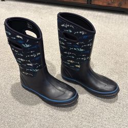 HISEA Kids Rain Boots For Boys and Girls- Size 4