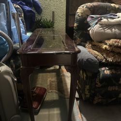 Table Top With Glass