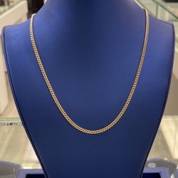 Chain Cubanlink 24 Inch 4 Mm Wide  Solid