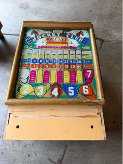 Vintage Bally “Jockey Club” Horse Racing Table