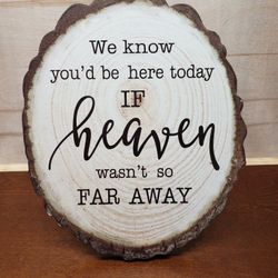 His~ Hers Wedding Wooden Like Sign