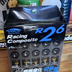 Project Kics - 12x1.50 R40 Lug Nuts - Black (20 Pcs)