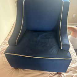 Blue Chair For Kids 