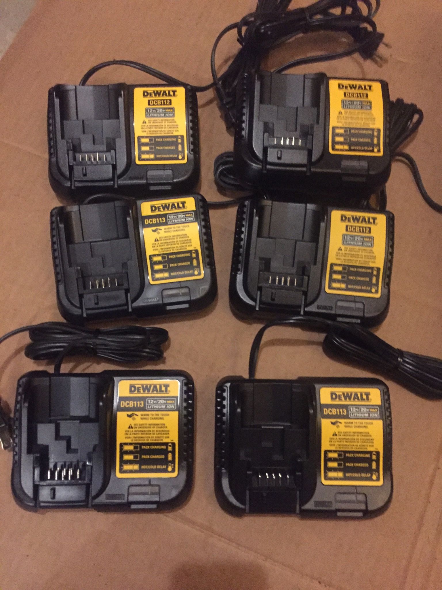 New Dewalt 20v Chargers For Sale 