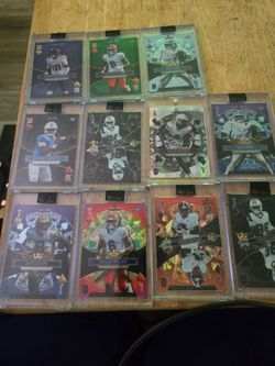 Wild Card Numbered Football Cards Lot