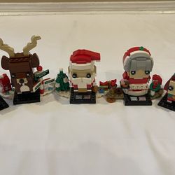 Lego Christmas X’mas Santa Claus Reindeer Elf