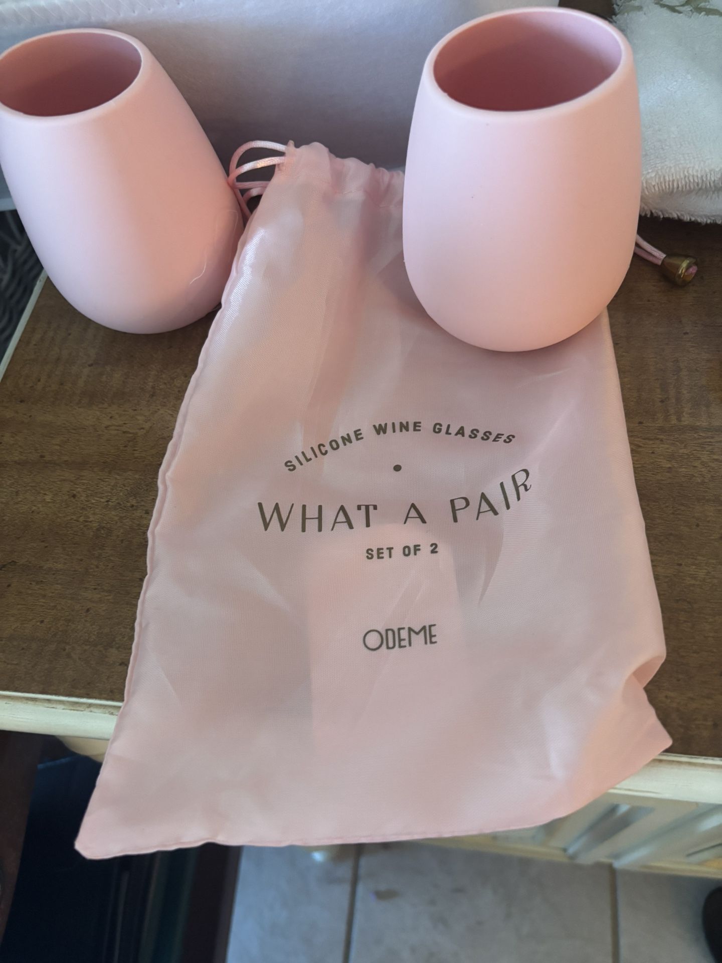 Brand New Silicone Wine Glasses