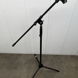 On Stage ProLine MS220BK Black Tripod Boom Microphone Stand