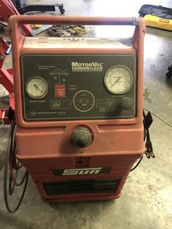 Snap on motor vac. Carbon clean