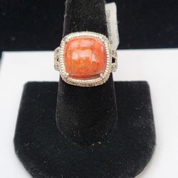 Genuine Sponge Coral Ring 