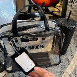 Steve Madden Clear Travel Bag