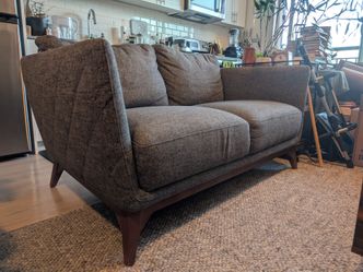 Gray Love Seat Couch