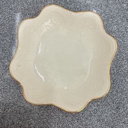 Lenox Cake Platter, Relish Dish, Flute Base , Candle Holder