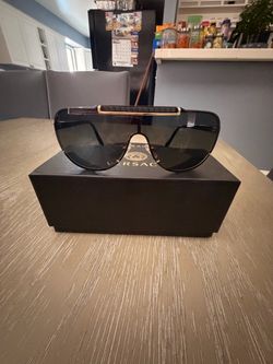 Versace Aviator Sunglasses with Box