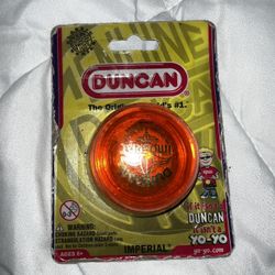 Duncan Imperial Yo Yo  Genuine Original See Thru Transparent Orange