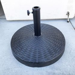 BRAND NEW $40 Heavy Umbrella Base 20 Inches Round 55lbs Patio Stand Outdoor Garden Market 